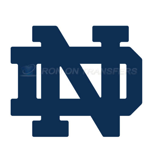 Notre Dame Fighting Irish Logo T-shirts Iron On Transfers N5715 - Click Image to Close